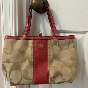 Coach mini tote